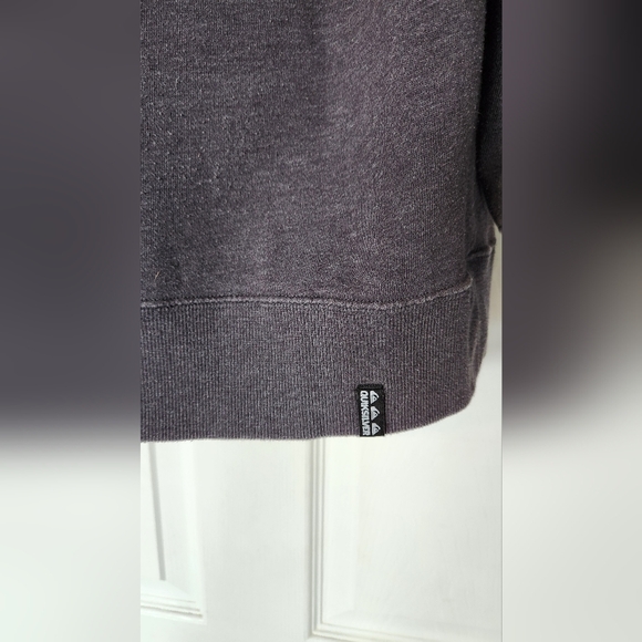 Quicksilver gray hooded zip front sweater - Picture 2 of 7